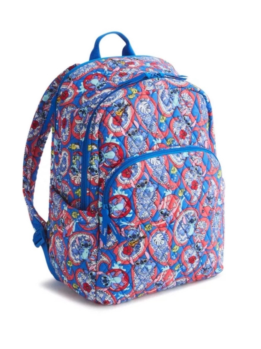 Vera Bradley Disney Stitch Monstera Paisley Campus Backpack AUTHENTIC NWT
